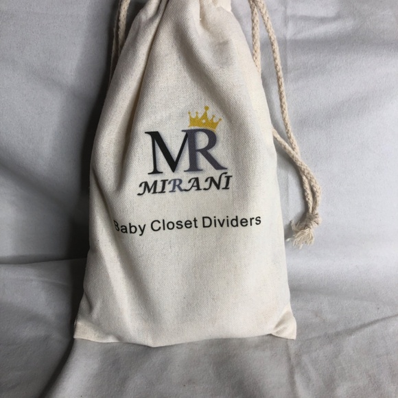 NEW Wooden Nursery Baby Closet Dividers Organizer Set of 7 NB-24 Months - Picture 8 of 9